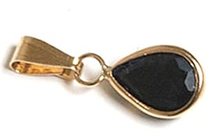 Peninsula Jewellery 9ct Gold Sapphire Teardrop Pendant without chain