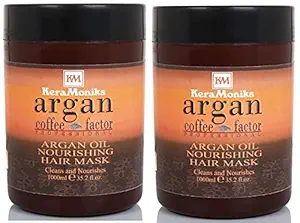 Keramoniks Argan Oil Keratin Hair Mask 1000 Ml x 2 ( Pack Of 2)