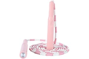 ARTOCT Corde à Sauter, Corde à Sauter perlée Douce, Corde à Sauter perlée Douce segmentée sans enchevêtrement, Corde à Sauter de Fitness à Longueur réglable pour Enfants Adultes