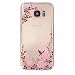 Produktbild Galaxy S7 Hülle,Samsung Galaxy S7 Schutzhülle, MUTOUREN Crystal Kirstall Handyhülle Case Cover TPU Silikontasche Transparent Ultra dünne Gel Anti-scratch hinten Tasche Etui Bumper Weiß - schön Blumen Garten
