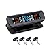 Produktbild Kshzmoto C260 Reifendruckkontrollsystem Solar TPMS Universal-Echtzeit-Tester LCD-Bildschirm mit 4 externen internen Sensoren