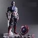 Produktbild KGMYGS Marvel Avengers Captain America Kapitän Modell Marvel 27cm Realistisch Exquisite Statue Anime Dekoration