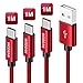 Produktbild USB Typ C Kabel, [3Pack 1m] Nylon Type C Ladekabel High Speed Sync Datenkabel Schnellladekabel für Samsung Galaxy S9/ S8/ A5(2017)/ Note9 8, Huawei P20/ Mate20, Honor View 10, Sony Xperia