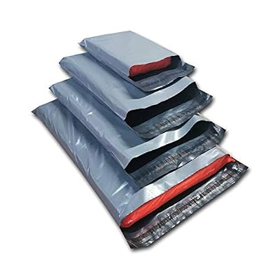 ODL Packaging Lot de 100 pochettes d'expédition en plastique gris mélangé