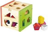 Playtastic Spannender Steckspiel-Würfel aus Echtholz