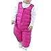 Produktbild Longra Baby Kinder Mädchen Jungen Daunen Mantel Daunenweste Strampler Jacke Herbst Winter Warm Kinder Bodysuit Jumpsuit Kleidung Baby Unisex Daunen Weste Overall (0-3Jahre) (110CM 3Jahre, Hot Pink)