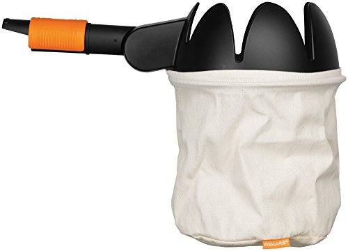 Fiskars Obstpflücker für Fiskars QuikFit Stiele, Nur Gerätekopf, L x B x H: 30 x 1,7 x 9 cm, Glasfaserverstärkter Kunststoff/Baumwolle, Schwarz/Orange, QuikFit, 1000693 - 3