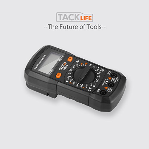 Tacklife DM03B Klassisches Digital Multimeter(Spannungsmesser, Stromprüfer, Widerstand, Temperaturmessung)Multitester mit Hintergrundbeleuchtung - 9