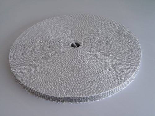 Gurtband Mini, Farbe grau, 50m-Rolle Breite 13mm