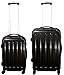 Produktbild TOP-Preis - Kofferset 2-teilig 65 + 55 cm, 4 Rollen, Dehnfalte, Farbe: schwarz, Trolley - Set