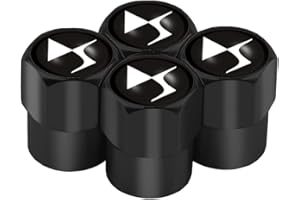 YYKJZ 4 pièces/ensemble bouchons de tige de Valve de pneu de voiture, couverture automatique de tiges de poussière de pneu de roue de Logo avec des bouchons de joint, pour la série de Citroen Ds