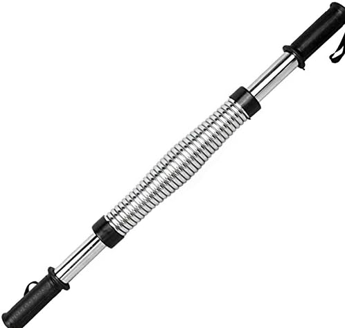 JATCH Power Twister Heavy Duty Flexible Stretch Bendy Bar 30kg, 40kg, 50kg, 60kg Strong Spring Rod for Shoulder Arms and Chest Exercises Stretching Toning For Men and Women , 60 kg