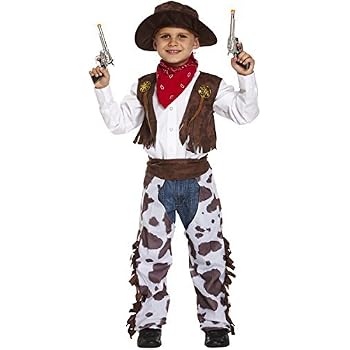 Wild West Sheriff Costume For Kids – Complete Cowboy Outfit With Vest, Badge, Hat & Chaps - View #8