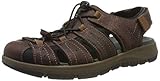 sandalias clarks hombre amazon Zapatos Clarks Brixby Cove, Sandalia con Pulsera para Hombre, Marrón (Dark Brown Leather-), 42 EU