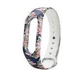 Smart Armband für Xiaomi Mi Band 2 Armband, ESAILQ Ersatz Silica Gel Wristband Band Strap (A)