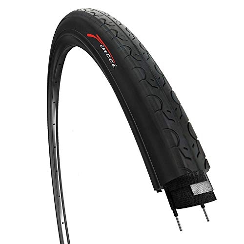 Fincci 26 x 1.25 Pouces 32-559 Pneu Lisses pour Route VTT Montagne Hybrid Vélo Bicyclette