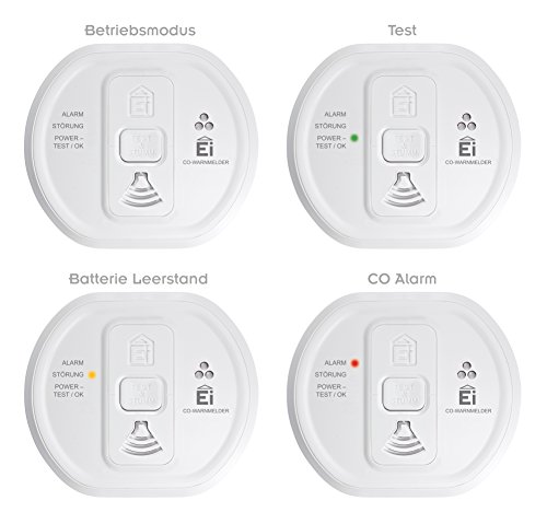 Ei Electronics Ei208 10-Jahres-Kohlenmonoxidwarnmelder, 1 Stück - 7