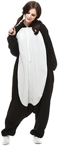 VU ROUL Unisex Adults Costumes Kigurumi Onesie Black Penguin Size UK M