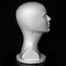 Dummy Model Heads, Transer® Female Styrofoam Mannequin Manikin Head Model Foam Styrofoam Hat Glasses Hair Wig Mannequin Stand Display Head Model Chest