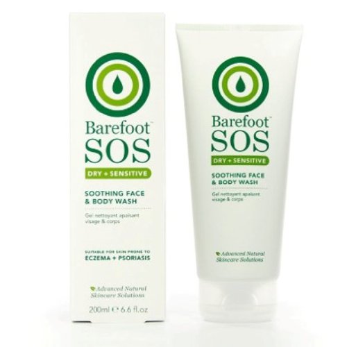 Barefoot SOS Dry & Sensitive Soothing Face and Body Wash 200 ml