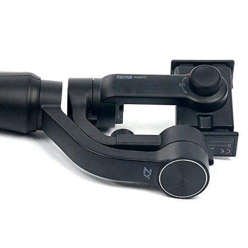 Zhiyun smooth-q 3Â assi palmare Gimbal per smartphone fino a 15,2Â cm no more contrappeso, liberamente interruttore standard/verticale shooting, 8HRS run-time, bottoni a photo/record/Zoom in/out