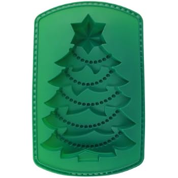Veemoon Weihnachtsbaum Backform Aus Silikon – Für Kuchen, Cupcakes, Schokolade, 27x21 Cm