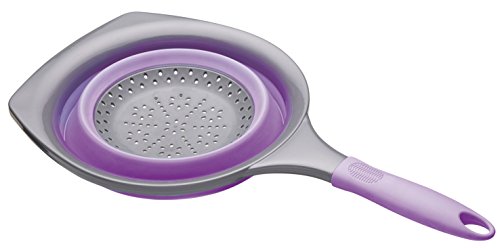 Colourworks Faltbarer Seiher, 1,4 Liter, 19 cm – Violett - 2