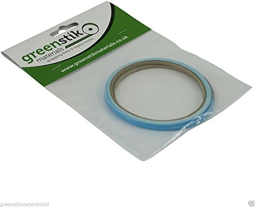 Greenstik Materials3mm x 10m Self Adhesive Coloured Vinyl Pinstripes Car, Vehicle Graphics & Detailing (Pinstripe Light Blue 3mm)