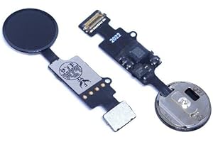 handywest Kompatibel für iPhone 8 Plus Home Button Flex Knopf Finger Sensor Touch ID Schwarz 821-01096-03