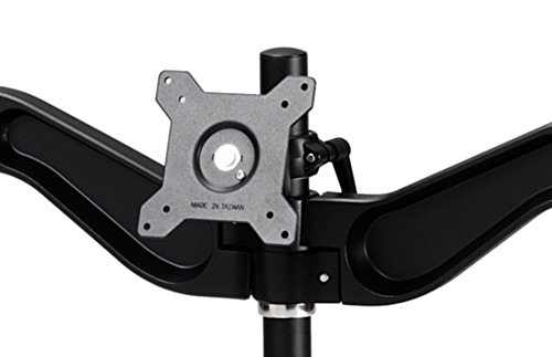 Tronje TC743 3-fach Monitorhalterung mit Schraubklemme Tischhalterung für 15″-24″ TFT/LCD/LED Flach Bildschirme Vesa 75 und 100 bis 8 KG pro Halter Schwenkbar Neigbar Drehbar - 4