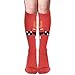 Produktbild jiilwkie Power Rangers Design Elastic Blend Long Socks Compression Knee High Socks (65cm) for Sports
