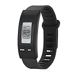 IG-Invictus Laufen Sie Schritt Uhr Armband Schrittzähler Kalorienzähler Digital LCD Gehweg Pedometer Elektronische Uhr HZ-72 Schwarz