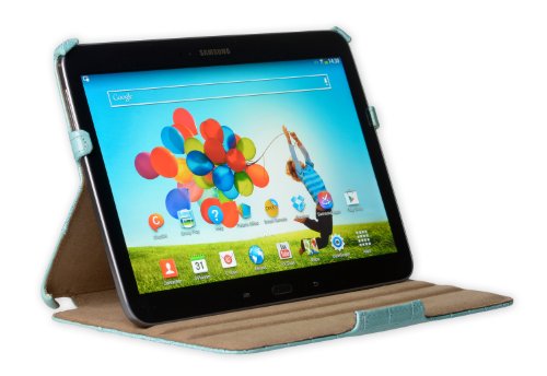 Die original GeckoCovers Samsung Galaxy Tab 3 10,1 Hülle Case Cover Tasche mit Aufsteller – Slimfithülle – Mit original Gecko Applikation und Stand – und Präsentationsfunktion / Slimfit Design / Click-In System - 2