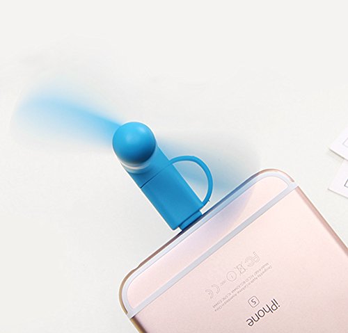 Mini USB Ventilator, VitutechFan Mini USB Fan Mini Portable Micro USB Ventilator Mini Cooling Fan 2 in 1 Portable USB Telefon Mini Fan f¨¹r Andriod Smartphone , iPhone , iPad, Samsung - 7