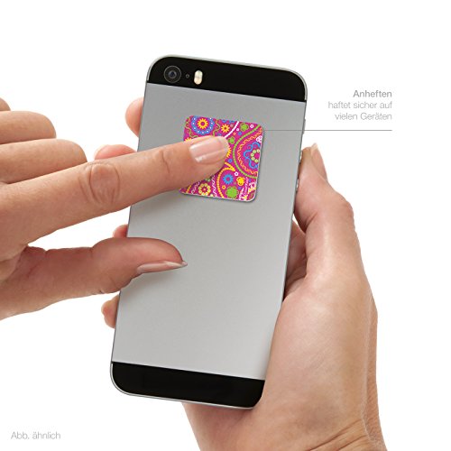 3x POLYCLEAN SmartKosi Tablet-Display-Cleaner aus Microfaser P-9000 â€“ Selbsthaftende Reinigungspads fÃ¼r iPad, Tablet & Co. / Streifenfreie Displayreinigung (5,2 x 3,7 cm, 3 StÃ¼ck) (Paisley)