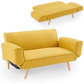 Designetsamaison Canapé Scandinave 3 Places Vert Nils