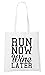 Produktbild Run Now - Wine Later Bag White Certified Freak