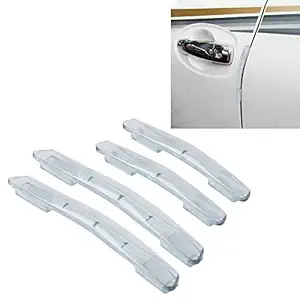 Allure Auto (3R-2103) Anti-Collision Car Door Guard Edge Scratch Protector Exterior Accessories 4 pcs for Mahindra TUV 300 Plus