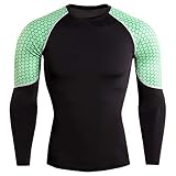 B-commerce Männer Workout Fitness Sport Gym Laufen Yoga Athletic Shirt Langarm Top Splice Farbe Leichtathletik Oansatz Bluse