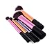 Travel Brush Set - Essential 6pcs Make Up Kit Powder Eyeshadow Foundation Blush Brushes