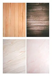 Store2508 (Pack of 2) Flat Lay Flatlay Tabletop Photography Backdrop Background for Food, Jewelry, Cosmetics, Small Product, Photo Pros and More, 56 * 88 cm, (Set G) Multicolour