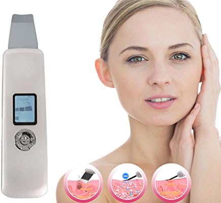 Facial Skin Ultrasonic Scrubber,Ultrasonic Skin cleansing device Good for removing Wrinkle & Melanin Dead skin Blackhead Extraction