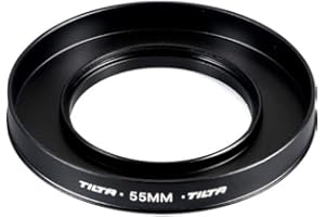 Tilta 55mm Lens Attachments Adapter Ring for MB-T15 Mini Clamp-on Matte Box Camera Lens Adapters MB-T15-55