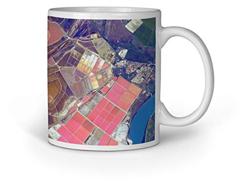 Preisvergleich Produktbild Loomiloo Tasse Tassen Kaffeebecher Space Land Sateliten Bild