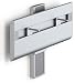 Produktbild Pressalit R4550112 Waschtisch-Lifter manuell höhenverstellbar, Waschbecken behindertengerecht, barrierefrei für Senioren 130 kg belastbar (42 x 62 x 72 cm)