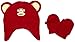 Paul Frank Small Paul Unisex Baby PF8095W2 Hat Gloves and Scarf Set Red 9 - 12 Months