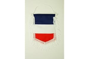 AZ FLAG - Pennant France - 15 x 10 cm - French Mini Flag 10 x 15 cm - Car Pennant Special Car