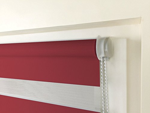Doppelrollo Bordeaux Rot SUNWORLD - 6