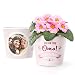 Produktbild Facepot Geschenkideen für Oma - Blumentopf (ø16cm) mit Bilderrahmen für Zwei Fotos (10x15cm) - Ich Liebe Dich Oma