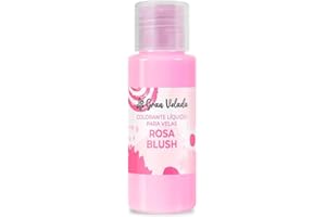 Gran Velada - Colorante Líquido Velas Rosa Blush 30 ml | Perfecto para un color uniforme y duradero | Listo para usar | Ideal para hacer velas caseras |